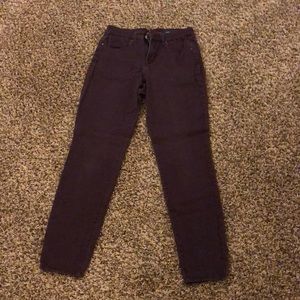 Dark purple denim jean
